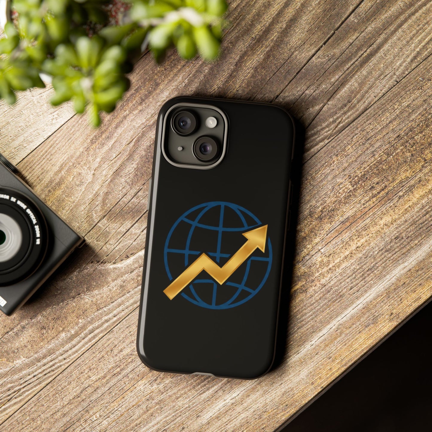 Phone Case — Global Growth Arrow Graphic (Investing & Business Motivational)