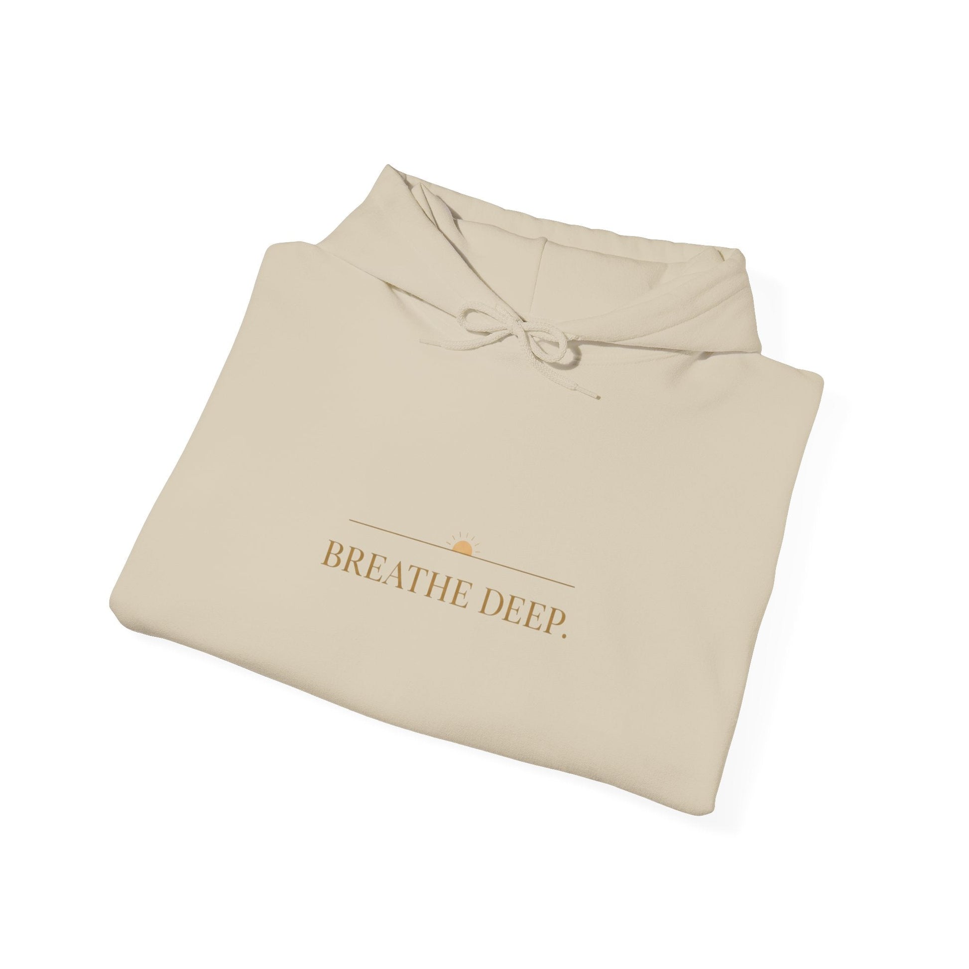 Oceanfront “Breathe Deep” Hoodie | Oversized Luxury Comfortwear | Coastal Minimalist Streetwear Printify