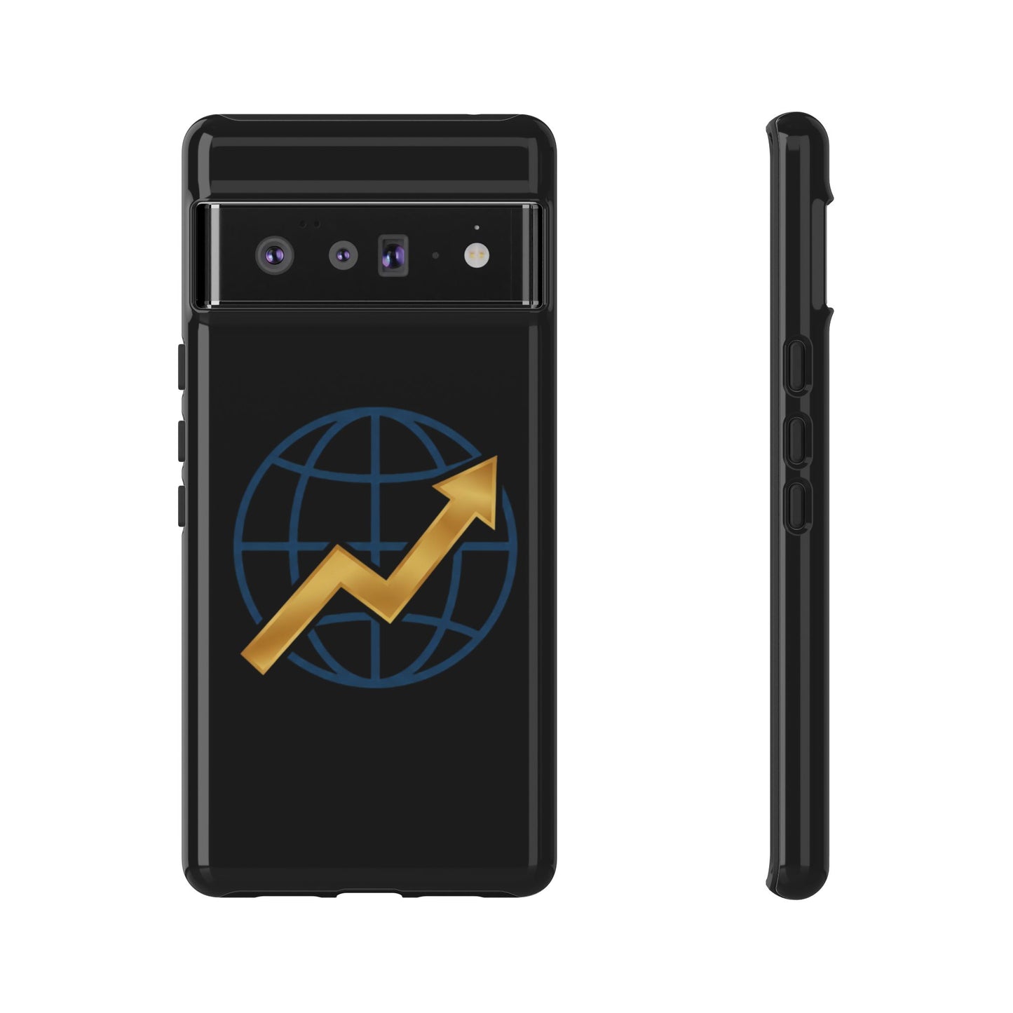 Phone Case — Global Growth Arrow Graphic (Investing & Business Motivational)