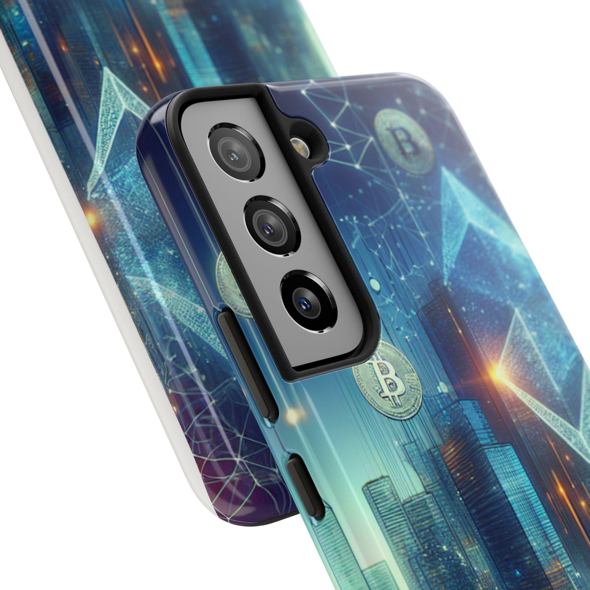 Phone Case - Cryptocurrency Enthusiasts Futuristic Design - Oceanfront Products