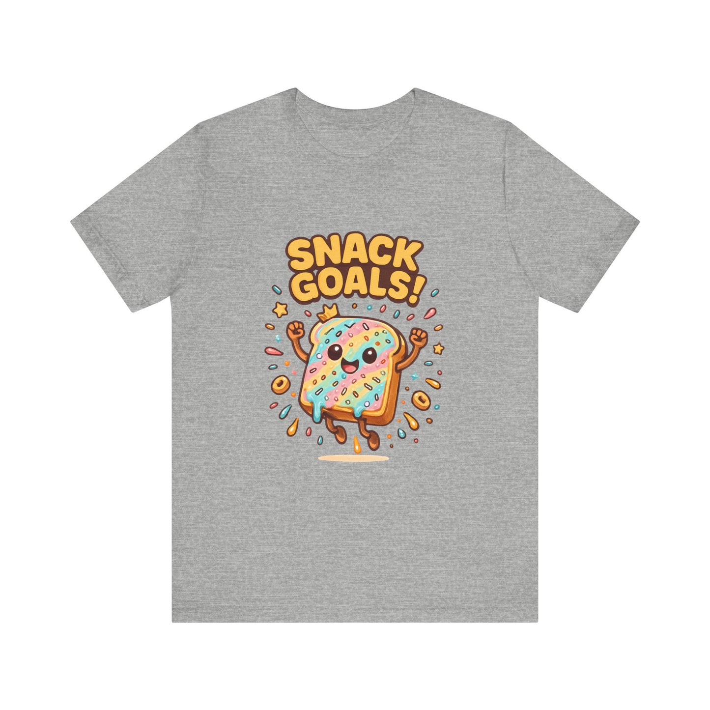 Snack Attack Unisex Tee, Food Lover Gift, Snacking Shirt, Funny Graphic Tee, - Oceanfront Products