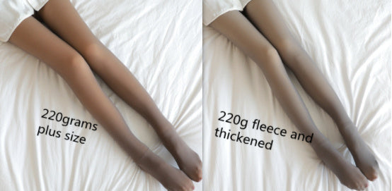 Oceanfront™ Soft-Life Thermal Sheer Leggings – 220 g Fleece Warmth, Bare-Leg Look ❄️ - Oceanfront Products