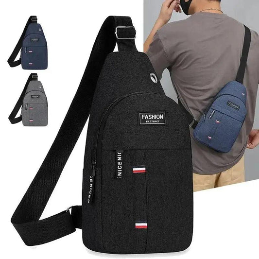New Men Shoulder Bags Chest Bag Multifuncional Crossbody Bags Travel Sling Bag Men's Chest Bag Cross Body Chest Bag for Men Bag - Oceanfront Products