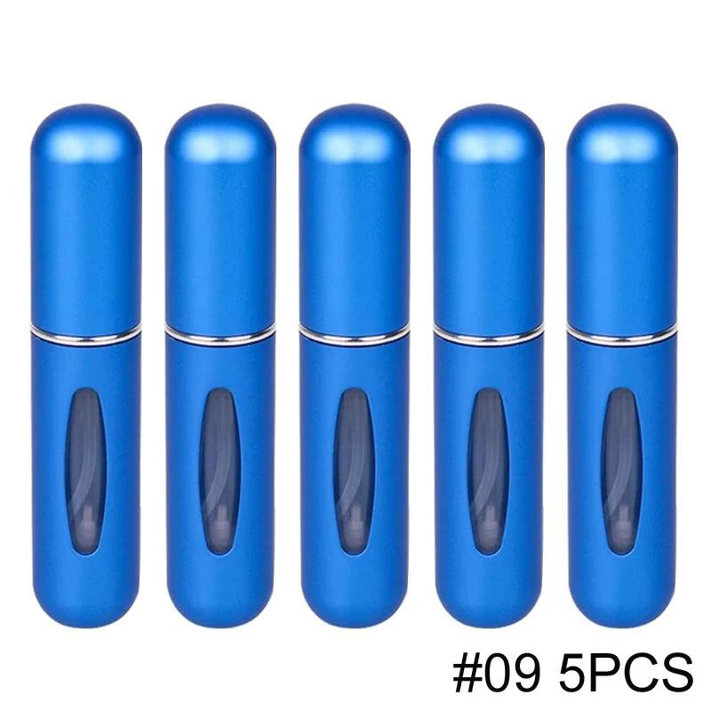 1/5PCS Perfume Atomizer Portable Liquid Cosmetics Containers Traveling Mini Alcochol Perfume Refillable Bottles Empty Spray Bott - Oceanfront Products