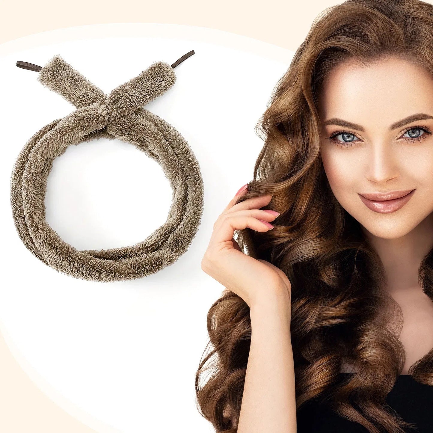 Satin Heatless Curler for Soft Waves, Overnight Curls for All Hair ... Oceanfront Products