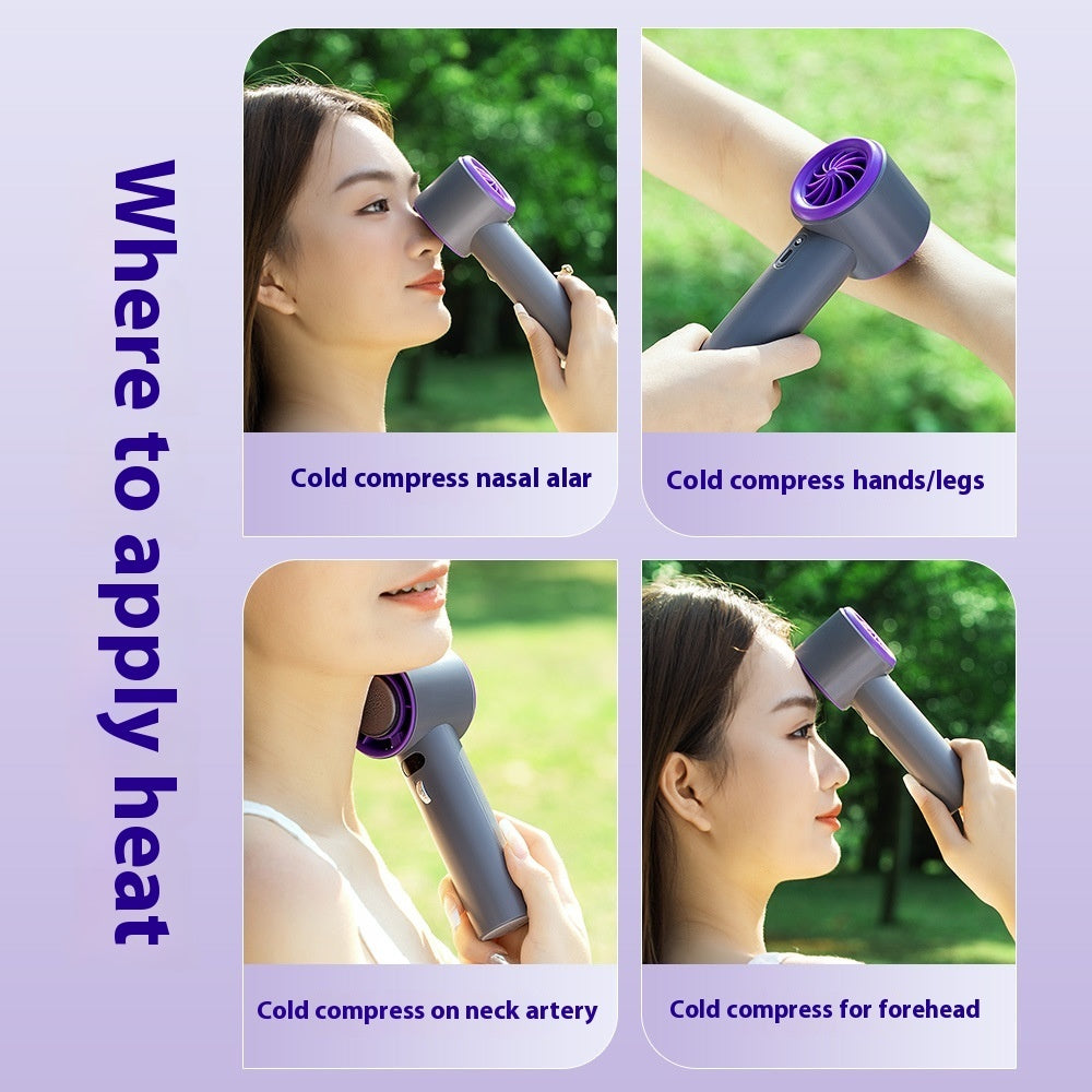 Oceanfront™ TurboCool Mini Handheld Fan — 3-Speed Rechargeable Breeze - Oceanfront Products