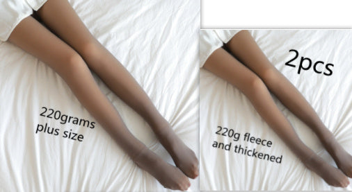 Oceanfront™ Soft-Life Thermal Sheer Leggings – 220 g Fleece Warmth, Bare-Leg Look ❄️ - Oceanfront Products