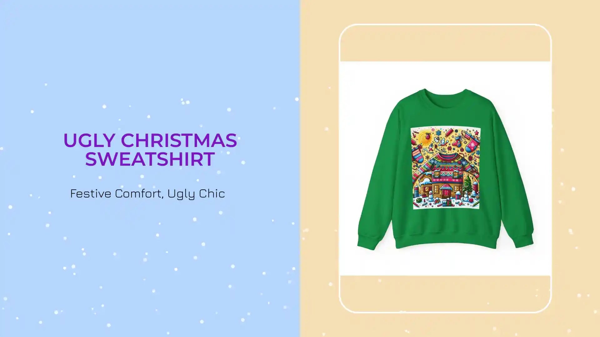 Ugly Christmas Sweatshirt by@Outfy