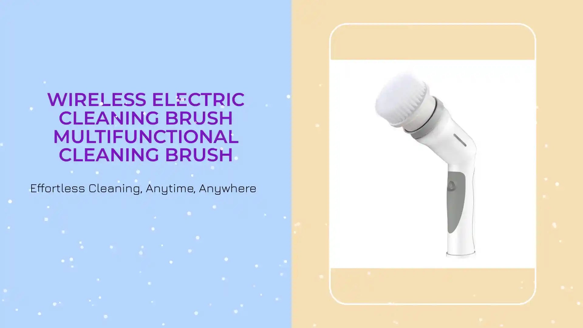 Wireless Electric Cleaning Brush Multifunctional Cleaning Brush by@Outfy