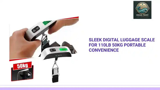 Sleek Digital Luggage Scale for 110lb 50kg Portable Convenience by@Outfy