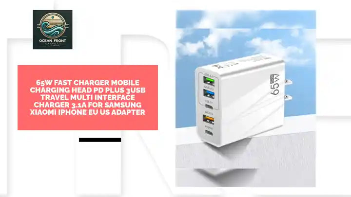 65w Fast Charger Mobile Charging Head Pd Plus 3usb Travel Multi Interface Charger 3.1A For Samsung Xiaomi Iphone Eu Us Adapter by@Outfy
