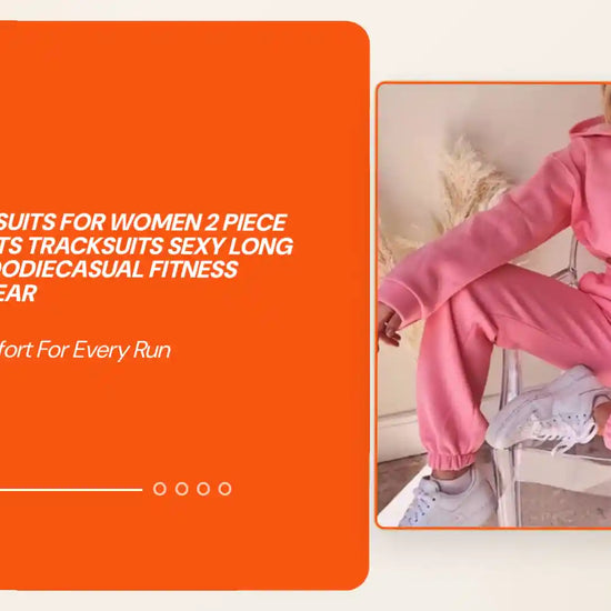 Jogging Suits For Women 2 Piece Sweatsuits Tracksuits Sexy Long Sleeve HoodieCasual Fitness Sportswear by@Outfy