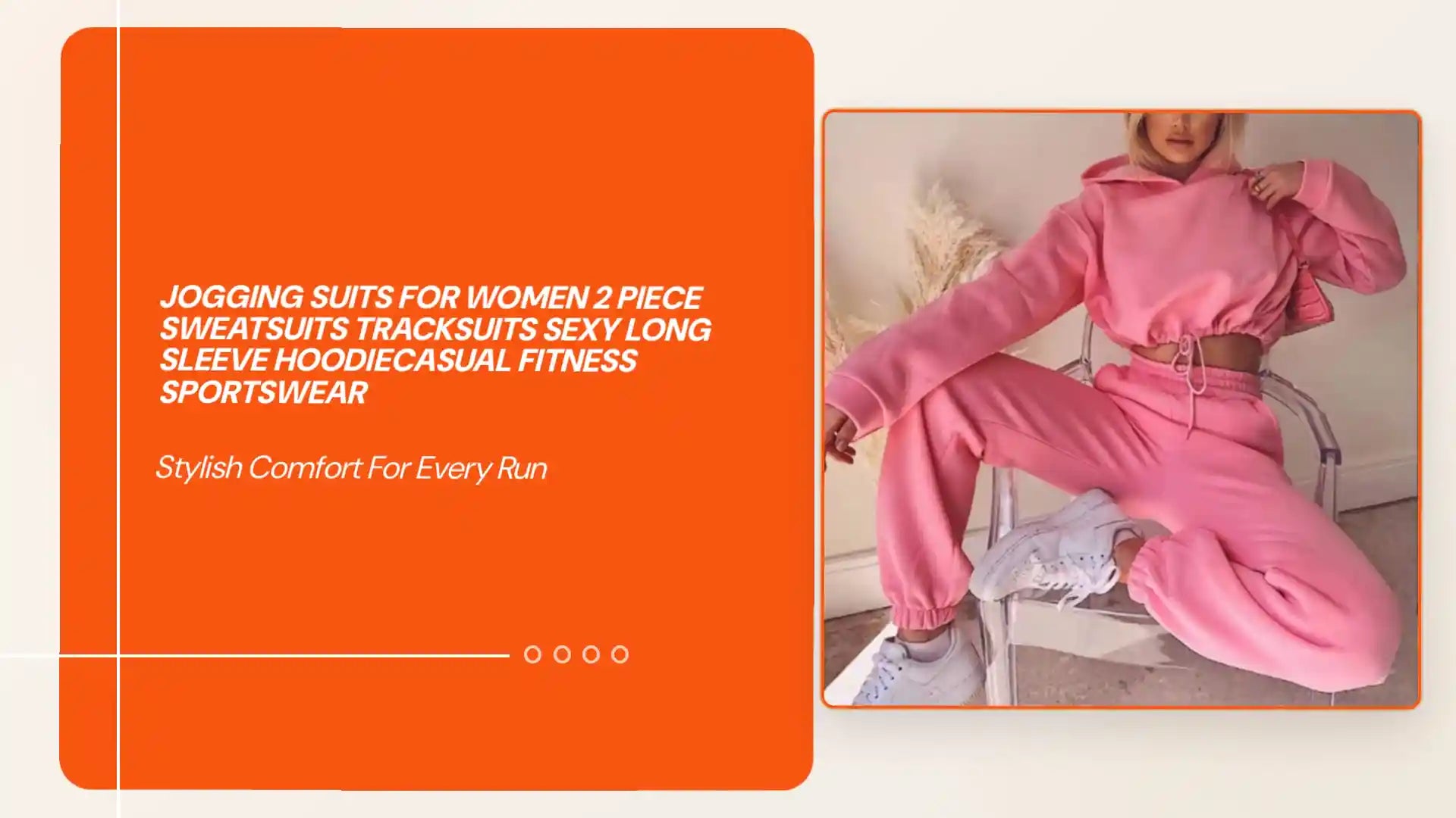 Jogging Suits For Women 2 Piece Sweatsuits Tracksuits Sexy Long Sleeve HoodieCasual Fitness Sportswear by@Outfy