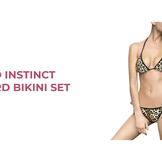 Wild Instinct Leopard Bikini Set by@Outfy