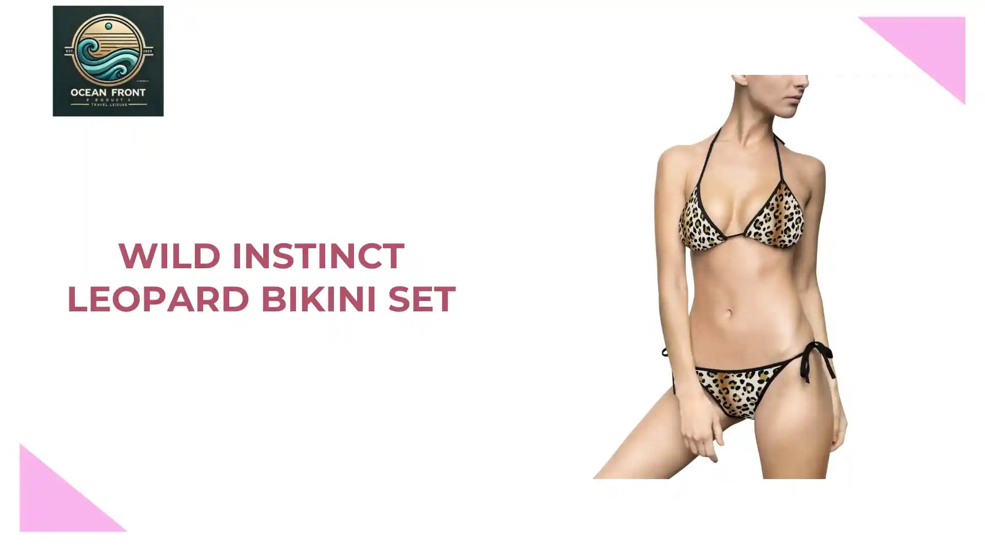 Wild Instinct Leopard Bikini Set by@Outfy